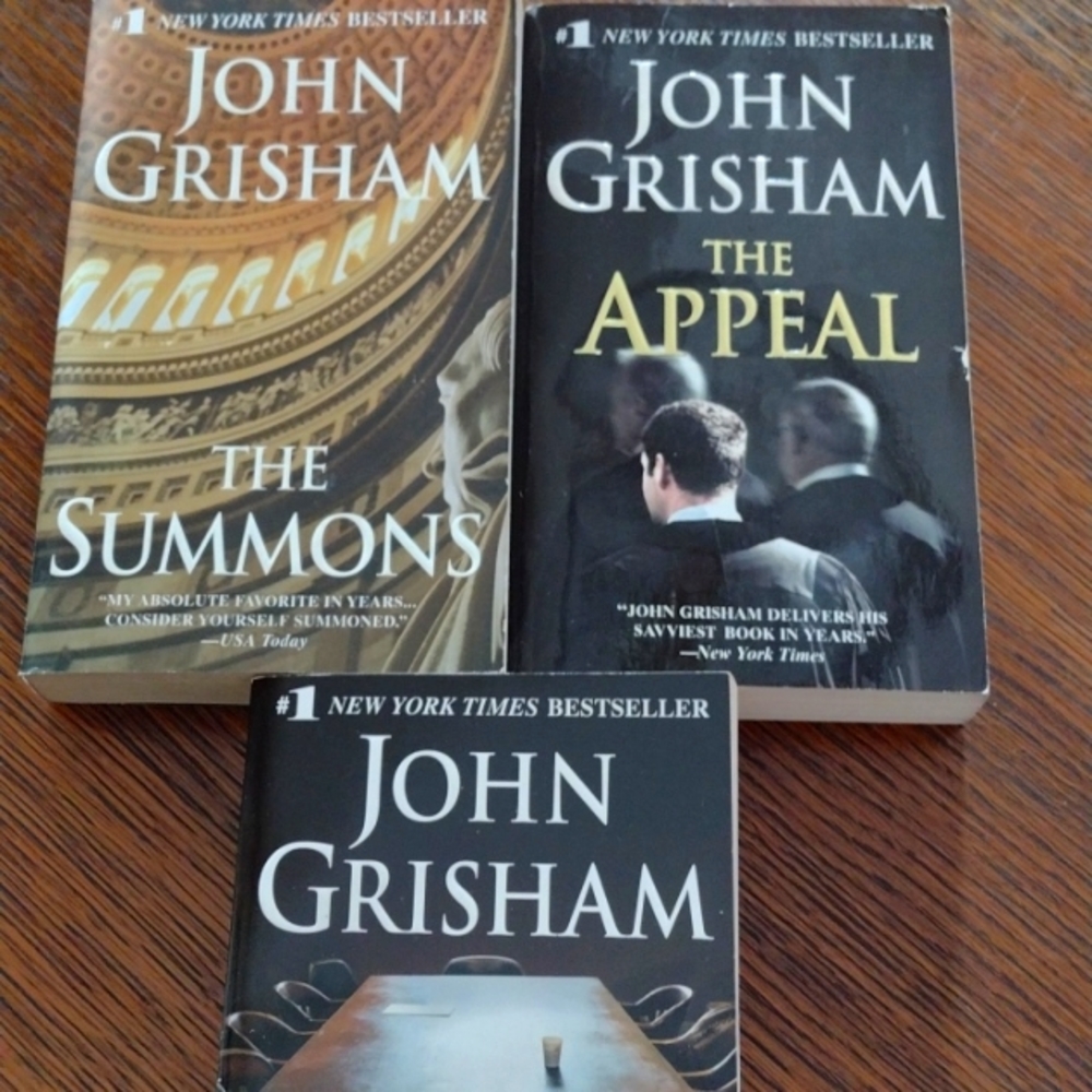 John Grisham 3 paperbacks